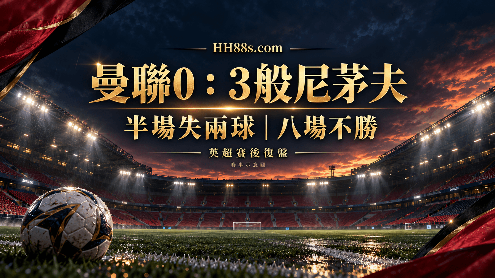 曼聯0:3般尼茅夫|半場失兩球 各項賽事八場不勝封面圖